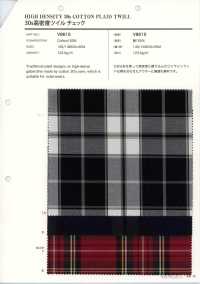 V8615 Twill a quadri ad alta densità in filato singolo 30[Tessili / Tessuti] VANCET Immagini aggiuntive