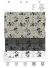 7027-710-7 CL Seating Fiore Puntinista Monocromatico