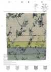 4027-790-2 Tela grezza cotone lino Shadow Touch Flower