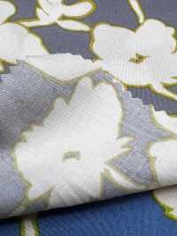 7027-810-1 CR Satin Motivo Floreale Con Righe[Tessile / Tessuto] HOKKOH Foto secondaria