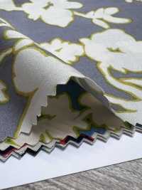 7027-810-1 CR Satin Motivo Floreale Con Righe[Tessile / Tessuto] HOKKOH Foto secondaria