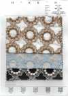 4027-849-1 Biscotti Bonbon Ricamati Con Motivo Cotton Lawn