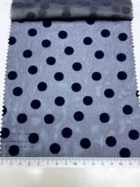 3025-1911-1 Chiffon 75d Lungo Floccato A Pois Casuali[Tessile / Tessuto] HOKKOH Immagini aggiuntive