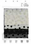 3025-1911-1 Chiffon 75d Lungo Floccato A Pois Casuali