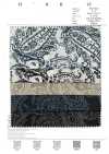 7027-500-2 50 Voile Tinta Unita Con Motivo Paisley