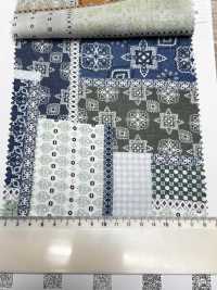 4027-590-1 80 Voile Voile Patchwork[Tessile / Tessuto] HOKKOH Foto secondaria