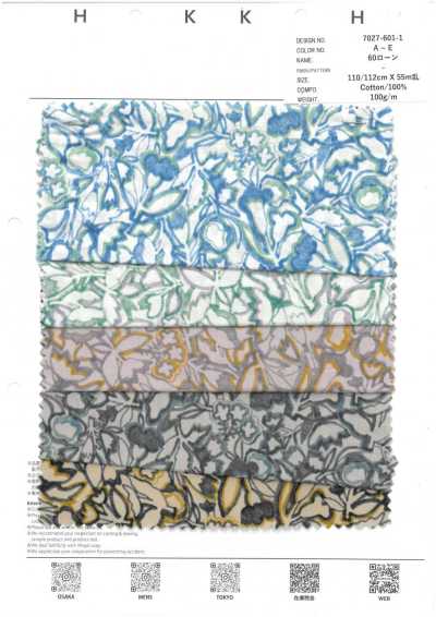 7027-601-1 60 Batista 6195 Fiore disegnato a penna