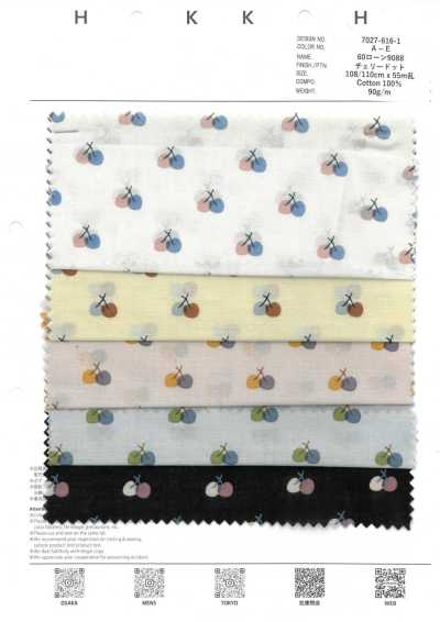 7027-616-1 60 Batista 9088 Pois Cherry