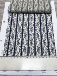7027-625-1 60 Lawn Ripple Sarasa Stripe[Tessile / Tessuto] HOKKOH Foto secondaria