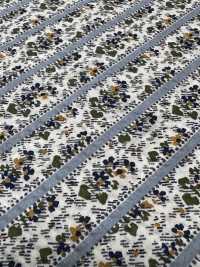 7027-625-1 60 Lawn Ripple Sarasa Stripe[Tessile / Tessuto] HOKKOH Foto secondaria