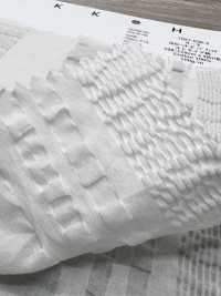 7027-636-2 80 Lawn Organza Waffle Knit Stripe[Tessile / Tessuto] HOKKOH Foto secondaria