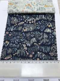 4027-660-1 60 Strisce Orizzontali Curve Per Prato Con Piccoli Fiori[Tessile / Tessuto] HOKKOH Foto secondaria