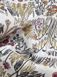 4027-660-1 60 Strisce Orizzontali Curve Per Prato Con Piccoli Fiori[Tessile / Tessuto] HOKKOH Foto secondaria
