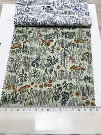 4027-660-1 60 Strisce Orizzontali Curve Per Prato Con Piccoli Fiori[Tessile / Tessuto] HOKKOH Foto secondaria