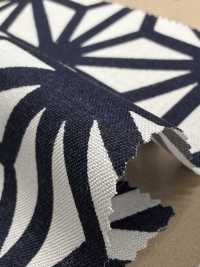 850609 Collezione Lawn Indigo Con Motivo A Foglia Di Canapa[Tessile / Tessuto] VANCET Foto secondaria