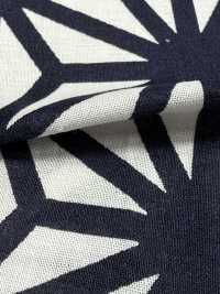 850609 Collezione Lawn Indigo Con Motivo A Foglia Di Canapa[Tessile / Tessuto] VANCET Foto secondaria
