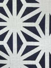 850609 Collezione Lawn Indigo Con Motivo A Foglia Di Canapa[Tessile / Tessuto] VANCET Foto secondaria