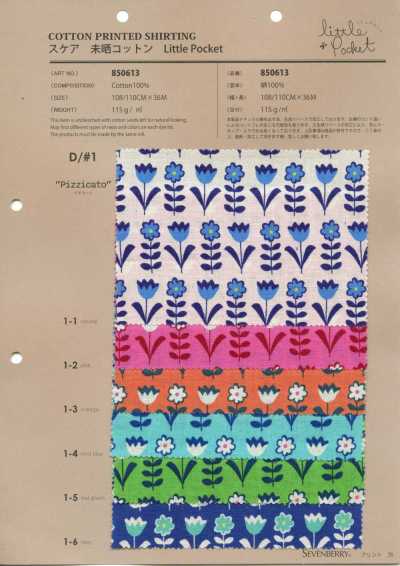 850613 Batista di cotone non sbiancato Little Pocket "Pizzicato"
