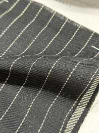 7777 Lino Twill A Quadri Scuri[Tessile / Tessuto] Tessuti Pregiati Foto secondaria