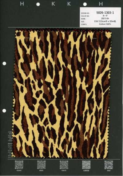 5026-1303-1 Flanella di cotone animalier 20