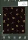 5027-303-1 Bandana In Tessuto, Piccoli Fiori, Motivo Paisley