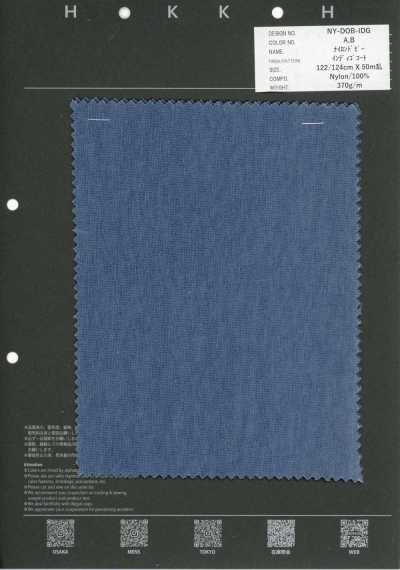 NY-DOB-IDG Nylon Dobby indaco per cappotti