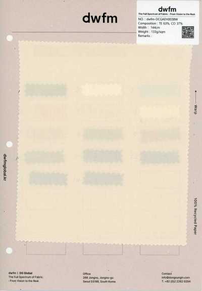 DWFM-DCGAEH0038W Prato Di Cotone Tencel™