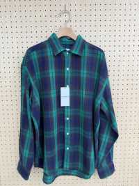 4SG042 1960 Flanella di cotone americana a filo singolo[Tessile / Tessuto] Chambray Immagini aggiuntive