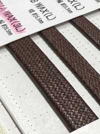 CCF01AWAX(3L) Cordoncino Di Cotone Cerato 8,5 MM[Cavo A Nastro] Cordon Immagini aggiuntive