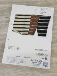 W-50009 Oldies Righe orizzontali[Tessile / Tessuto] Minami Immagini aggiuntive