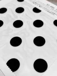 KF4004-D2559 Organza floccata color crema[Tessile / Tessuto] Uni Textile (Komon Kobo) Immagini aggiuntive