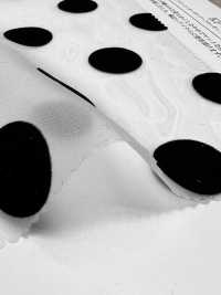 KF4004-D2559 Organza floccata color crema[Tessile / Tessuto] Uni Textile (Komon Kobo) Immagini aggiuntive