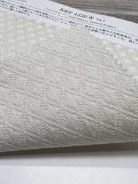 KKF1330-W-1 Jacquard Goffrato[Tessuti / Stoffe] Uni Textile (Komon Kobo) Immagini aggiuntive