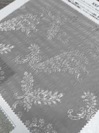 KKF8583-W-1 Seersucker jacquard[Tessile / Tessuto] Uni Textile (Komon Kobo) Immagini aggiuntive
