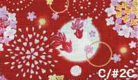 AP65101 Ryoka Dobby Stampato (Rotolo)[Tessuti / Stoffe] COSMO TEXTILE Immagini aggiuntive