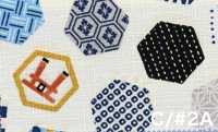 AP65102 Dobby Stampato Giapponese (In Rotolo)[Tessuti / Stoffe] COSMO TEXTILE Immagini aggiuntive
