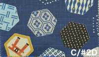 AP65102 Dobby Stampato Giapponese (In Rotolo)[Tessuti / Stoffe] COSMO TEXTILE Immagini aggiuntive