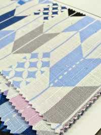 AP65102 Dobby Stampato Giapponese (In Rotolo)[Tessuti / Stoffe] COSMO TEXTILE Immagini aggiuntive