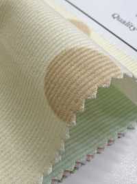 AP65801 Velluto A Coste Con Stampa A Pois E Quadri (Rotolo Intero)[Tessuti / Stoffe] COSMO TEXTILE Immagini aggiuntive