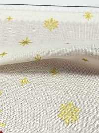 AP65802 Buon Natale Stampa GOLD Tessuti Di Tela (Rotolo)[Tessuti / Stoffe] COSMO TEXTILE Immagini aggiuntive
