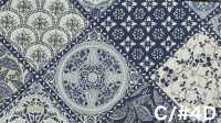 SP6580 Stampa floreale sovratinta, tessuti di tela (rotolo)[Tessili / Tessuti] COSMO TEXTILE Immagini aggiuntive