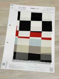 SP6600 Oxford a stampa a scacchiera (rotolo)[Tessile / Tessuto] COSMO TEXTILE Immagini aggiuntive
