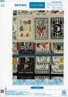 NN2336 RETONO Un/nö African Panel Print tessuti di tela (Rotolo)