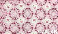 RU2530 RURU BOUQUET Stampa ghirlanda di rose tessuti di tela (rotolo)[Tessili / Tessuti] COSMO TEXTILE Immagini aggiuntive