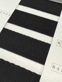 RA-2004 Nastro Tubolare Tessuto Twill In Acrilico Serie Nera[Nastri, Fettucce E Cordoncini] RIVER Immagini aggiuntive
