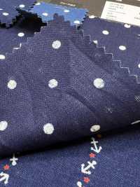 CF-IDGPT3 Cotone Lino Indigo discharge[Tessile / Tessuto] HOKKOH Immagini aggiuntive