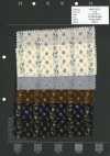 5026-1375-1 80 batista Miracle Wave a righe con piccoli fiori
