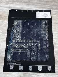 5-SILK-PT2-1 Patchwork bandana in twill di seta da 14 momme[Tessile / Tessuto] HOKKOH Immagini aggiuntive