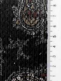 5025-1373-1 Velluto a coste dobby in cotone e rayon con motivo paisley[Tessile / Tessuto] HOKKOH Immagini aggiuntive