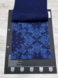 5-WABASH-DRL Stampa discharge indaco Pois/Bandana/Tartan maculato/Diamante volante[Tessile / Tessuto] HOKKOH Immagini aggiuntive
